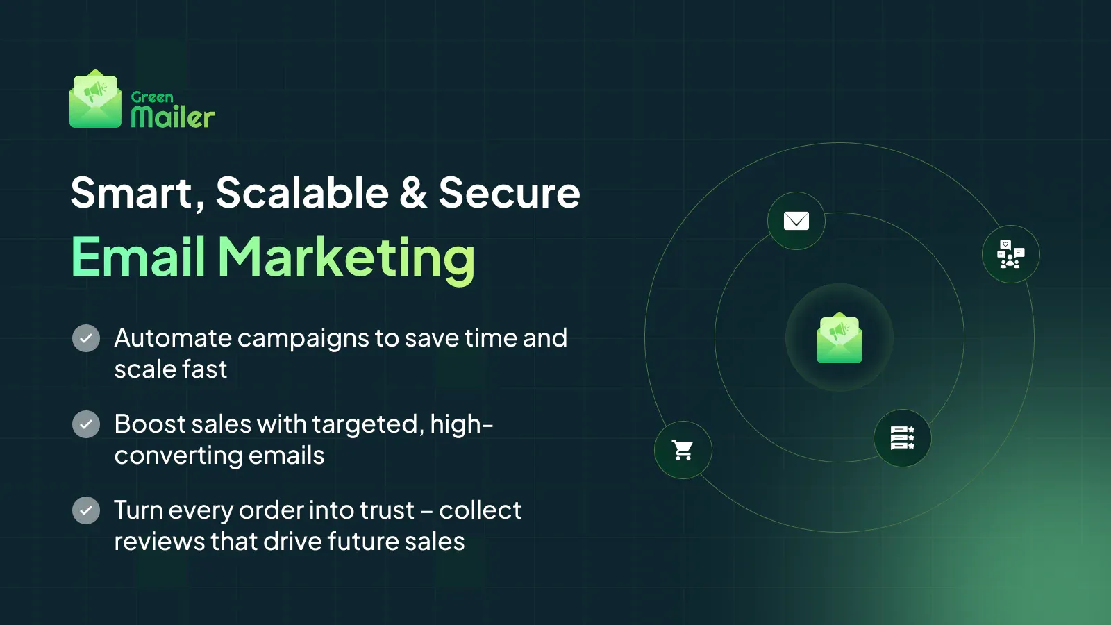 GreenMailer — Shopify email marketing app