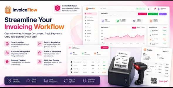 InvoiceFlow — Invoice management system